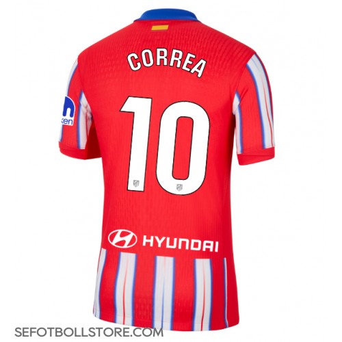 Atletico Madrid Angel Correa #10 Replika Hemmatröja 2024-25 Kortärmad